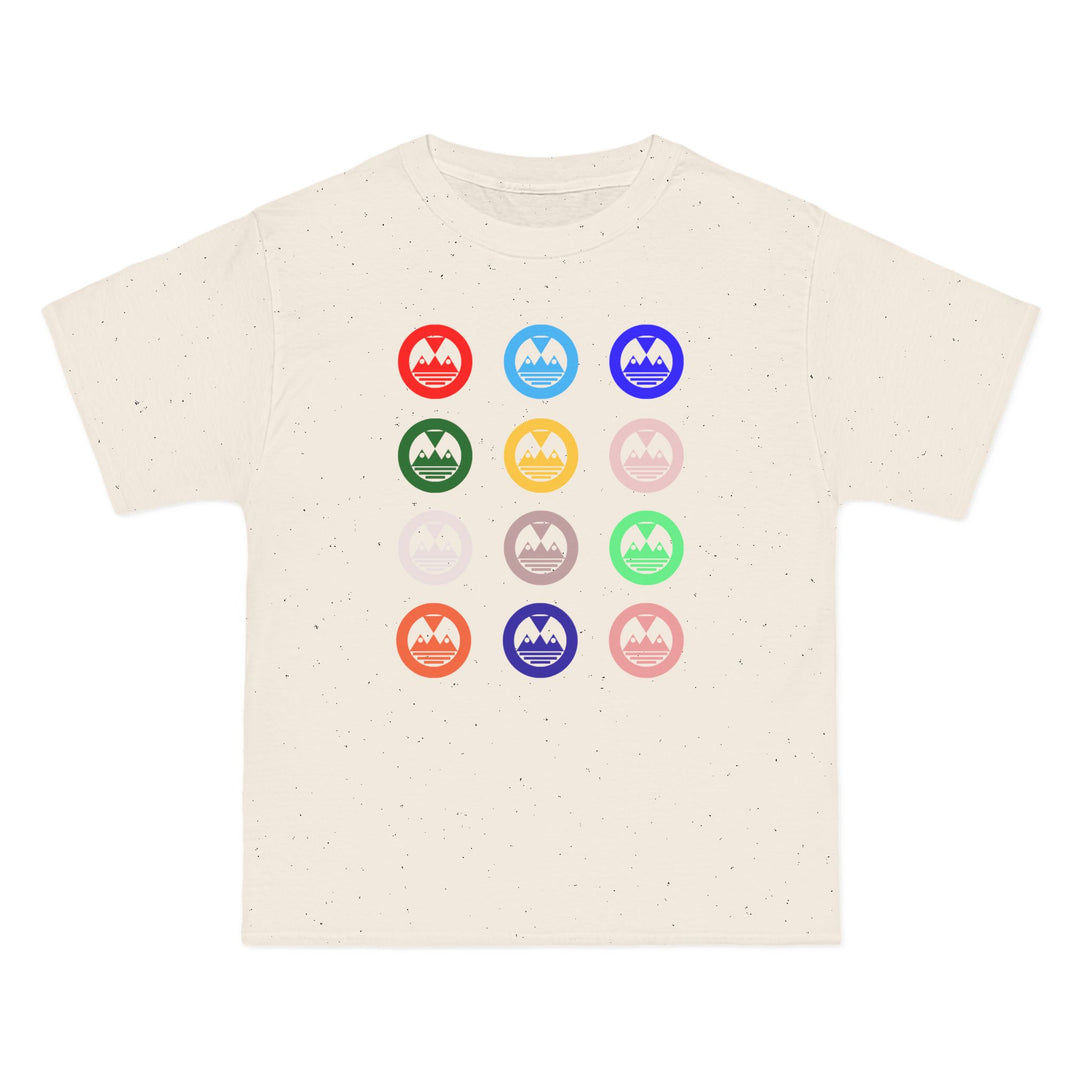 ECELUGICH® UNISEX OVERSIZE GEMSTONES OF AARON'S BREASTPLATE GLASS STONES