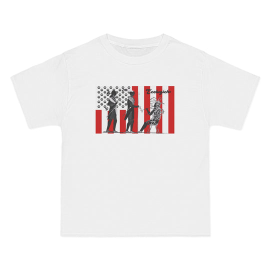 ECELUGICH® UNISEX OVERSIZE PEACE FLAG TEE SHIRT