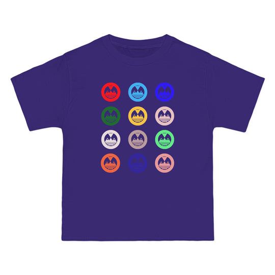 ECELUGICH® UNISEX OVERSIZE GEMSTONES OF AARON'S BREASTPLATE GLASS STONES