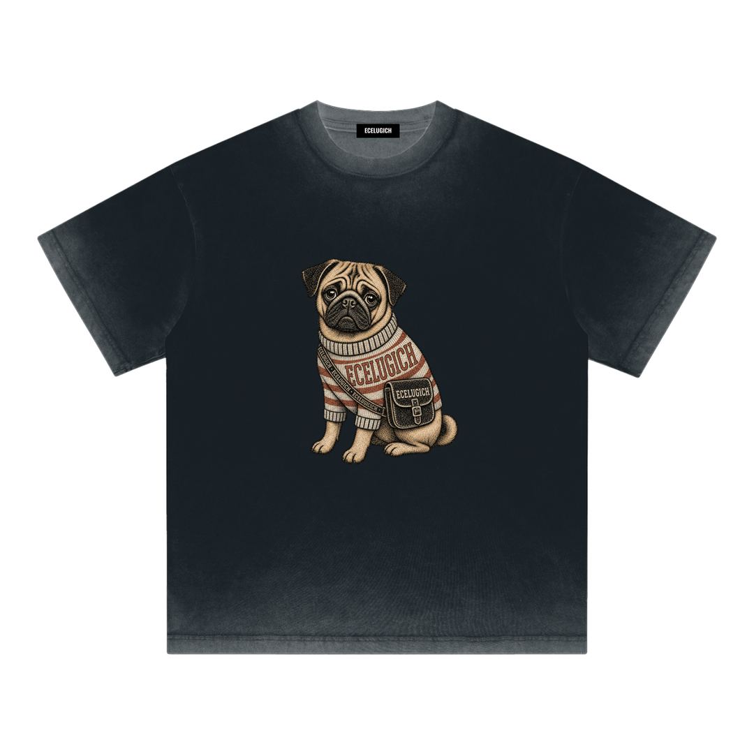 Reverse Dyed Loose Cotton T-Shirt
