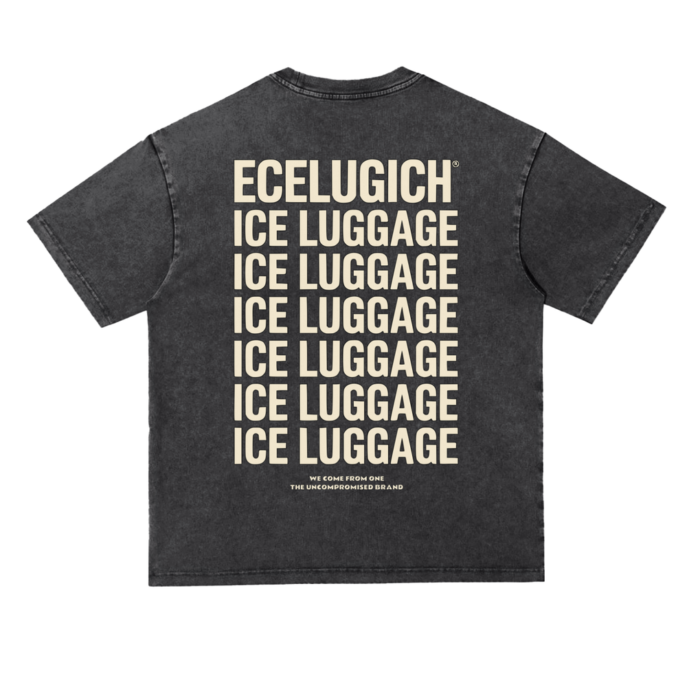 Snow Washed Heavyweight Oversize T-Shirt