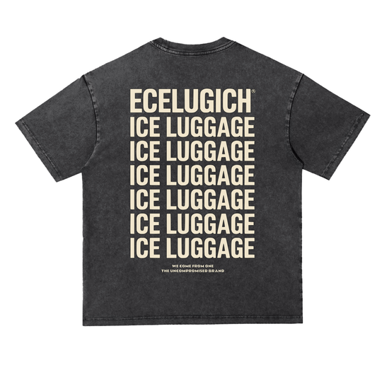 Snow Washed Heavyweight Oversize T-Shirt
