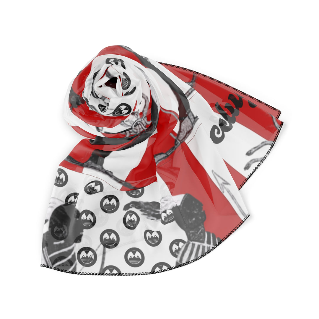 ECELUGICH® Poly Scarf PEACE FLAG