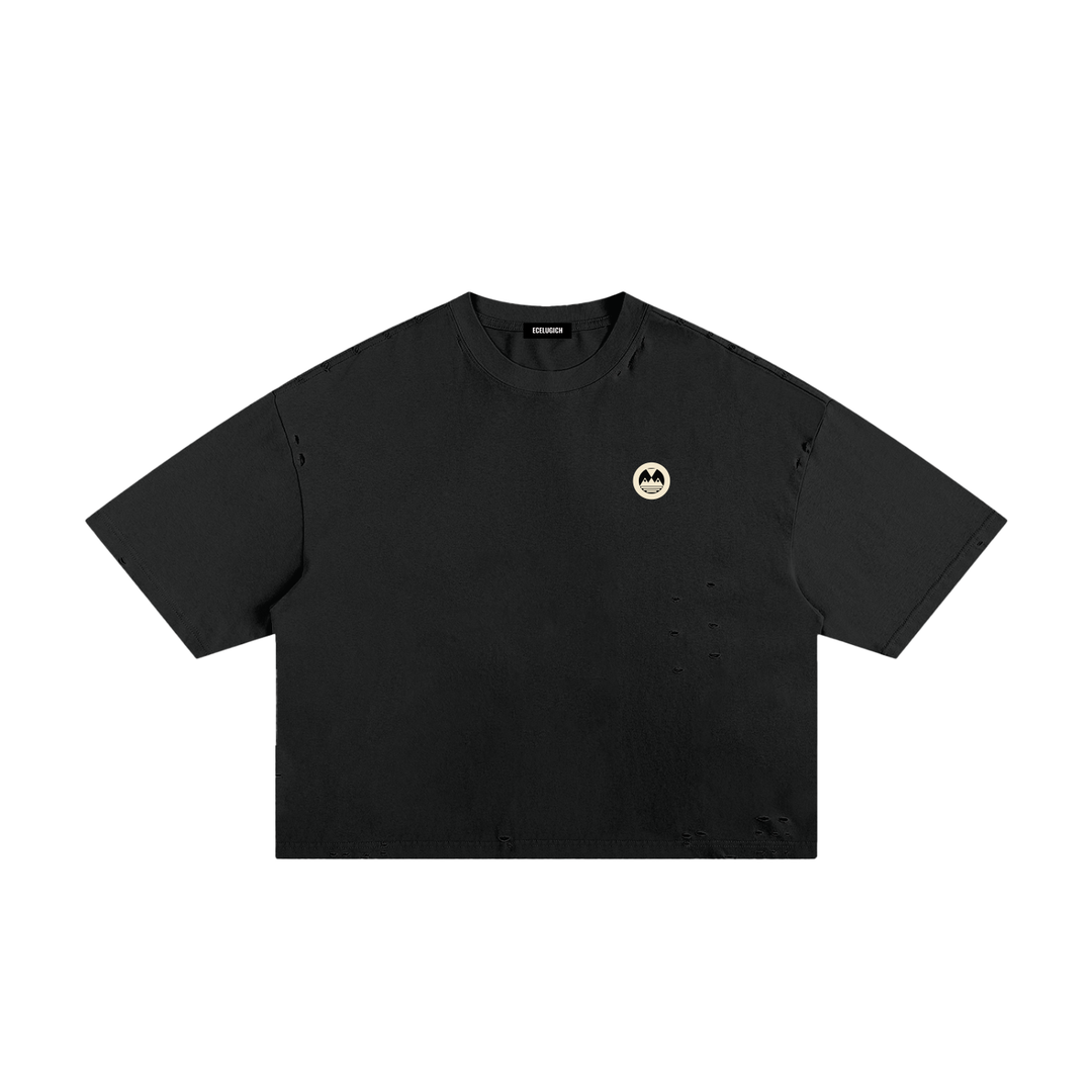 Classic Frayed Boxy Tee