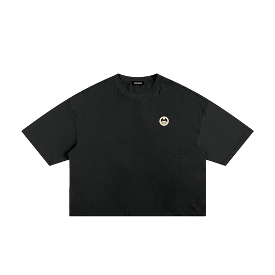 Classic Frayed Boxy Tee