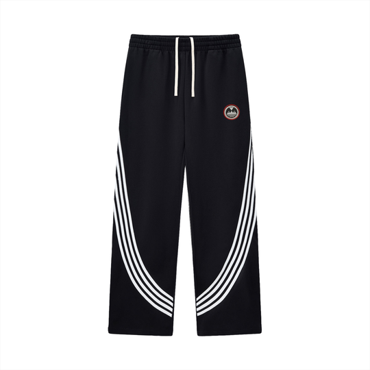 Curved Stripe Straight Palazzo Albricci Perebrini Sweatpants