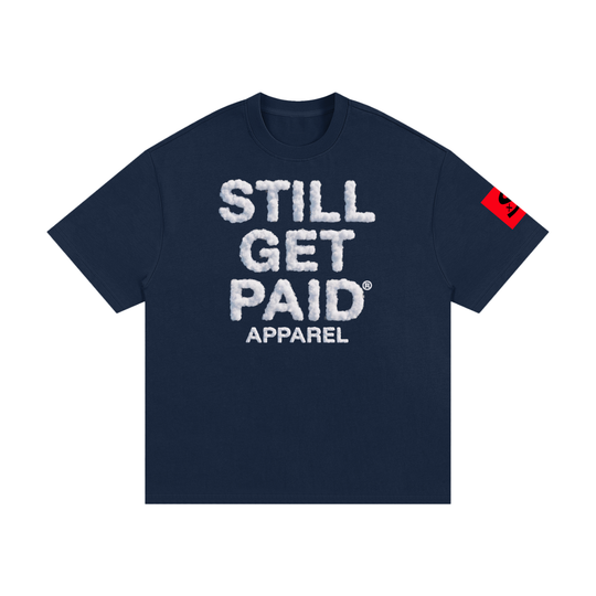 Heavyweight Cotton Cloud Stacked T-Shirt