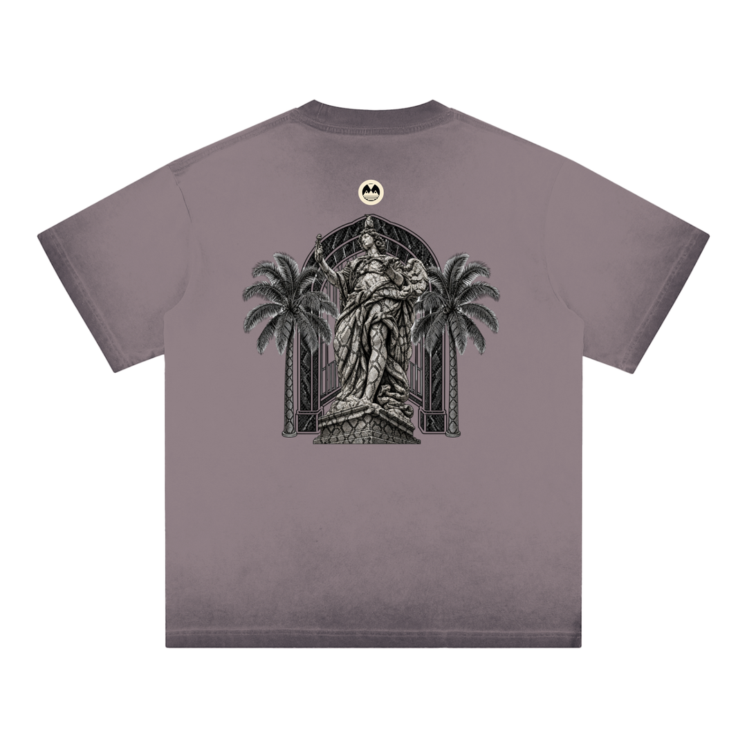 Reverse Dyed Loose Cotton T-Shirt