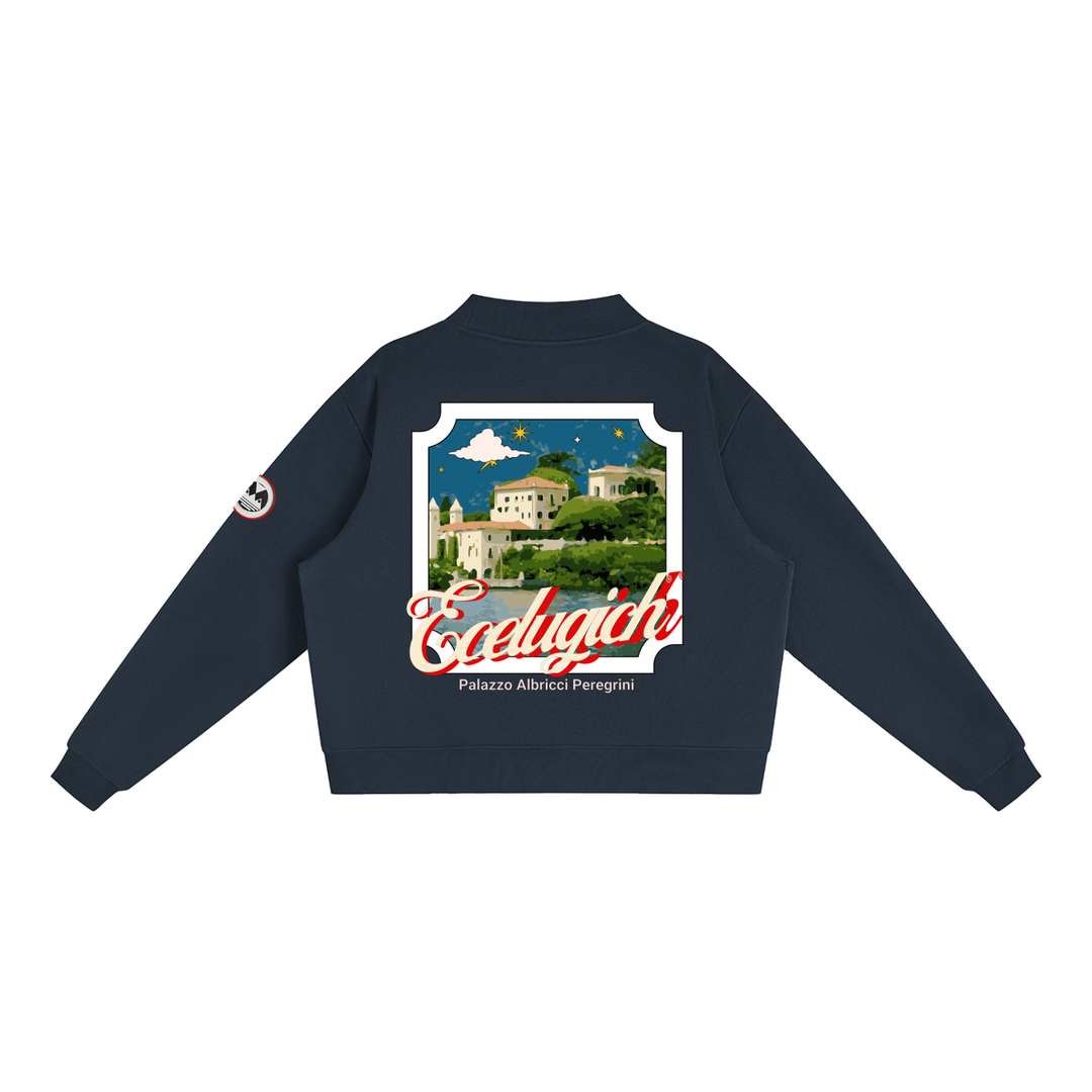 Palazzo Albricci Peregrini Women’s Fleece Mock-Neck Sweatshirt