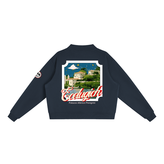 Palazzo Albricci Peregrini Women’s Fleece Mock-Neck Sweatshirt