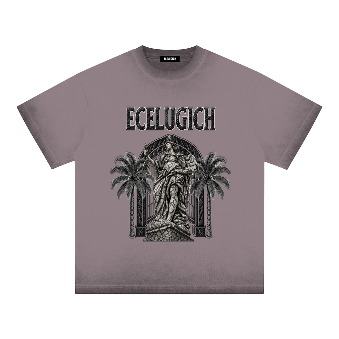 Reverse Dyed Loose Cotton T-Shirt