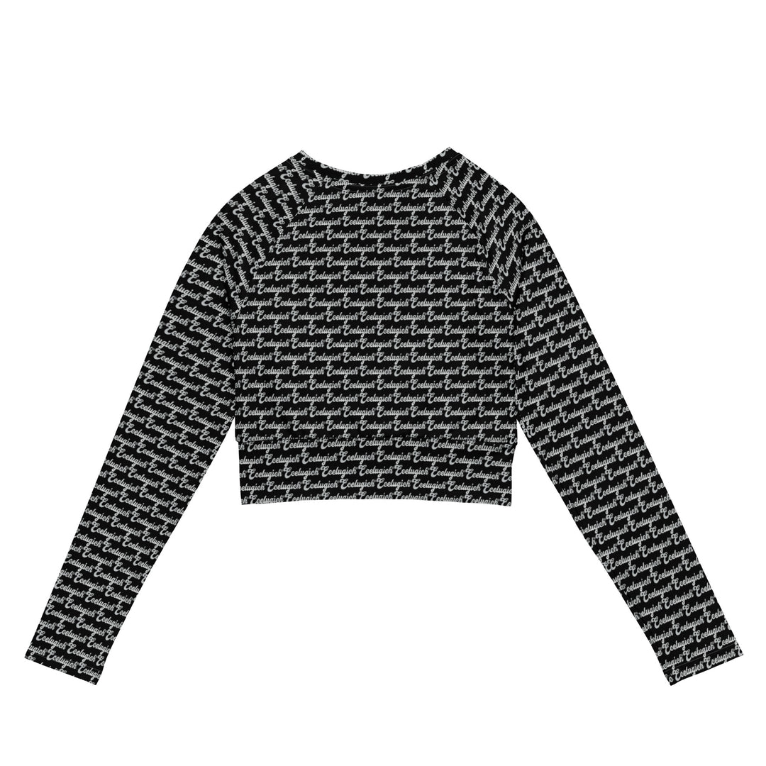 ECELUGICH long-sleeve crop top