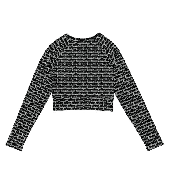 ECELUGICH long-sleeve crop top