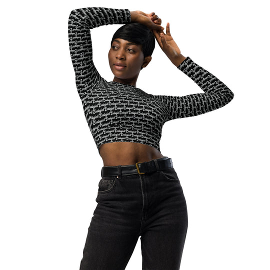 ECELUGICH long-sleeve crop top