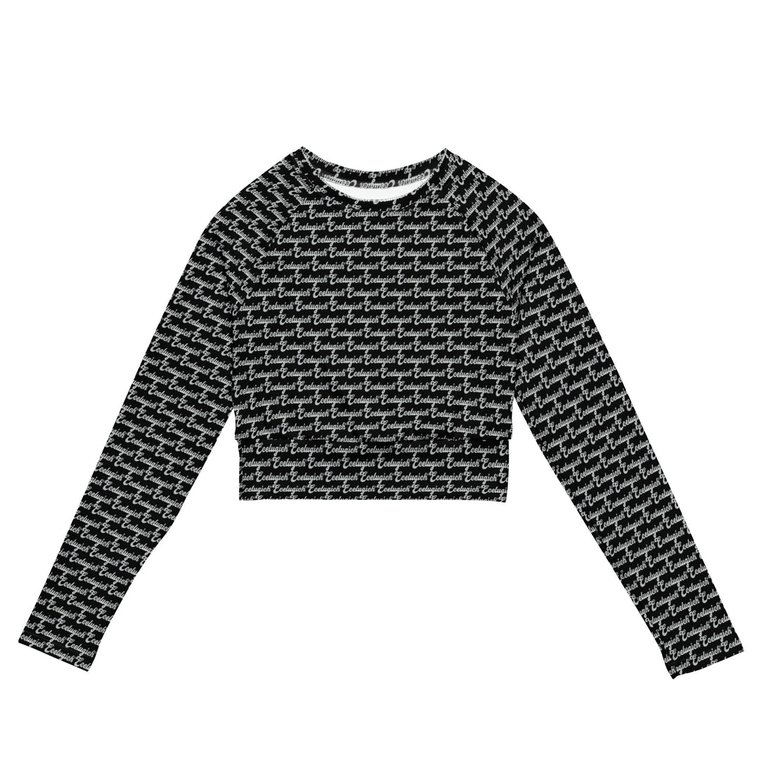 ECELUGICH long-sleeve crop top