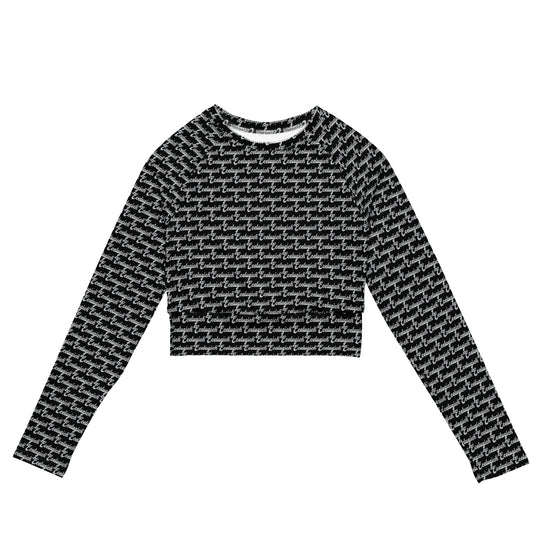 ECELUGICH long-sleeve crop top