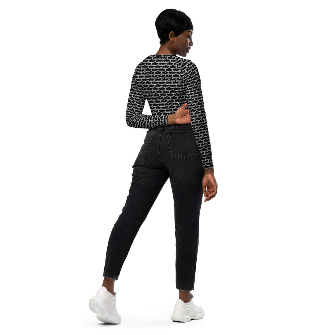 ECELUGICH long-sleeve crop top