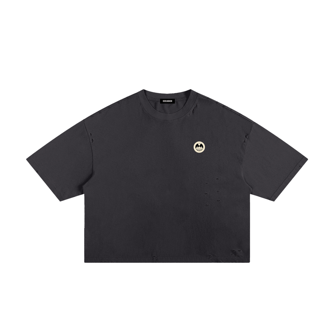 Classic Frayed Boxy Tee