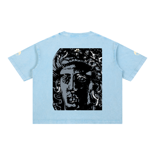 Mineral Wash Boxy Cotton T-Shirt