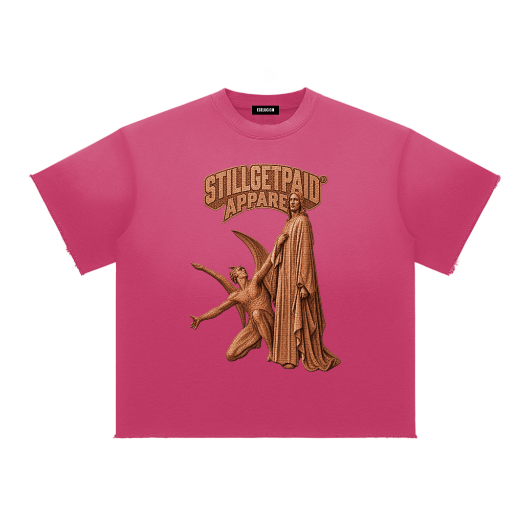 Sun Fade Raw Edge Penny T-Shirt