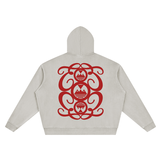 Unisex Vintage Wash Boxy Palazzo Albricci Perebrini  Hoodie