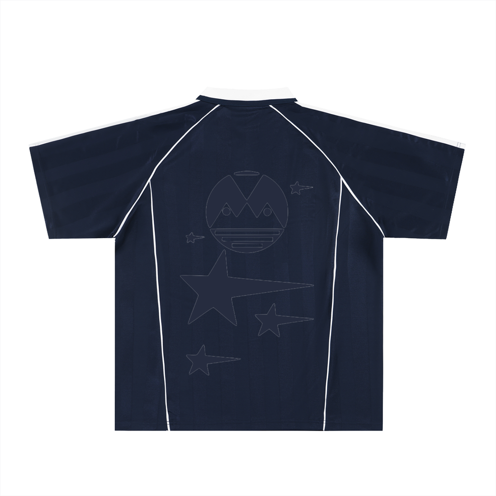 Shadow Stripe Collared Soccer Jersey