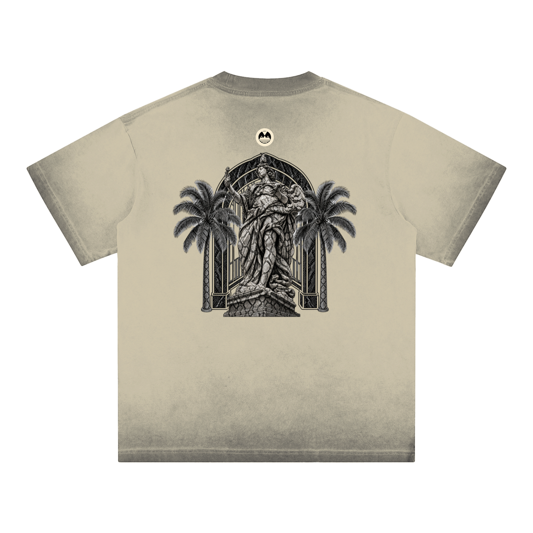 Reverse Dyed Loose Cotton T-Shirt