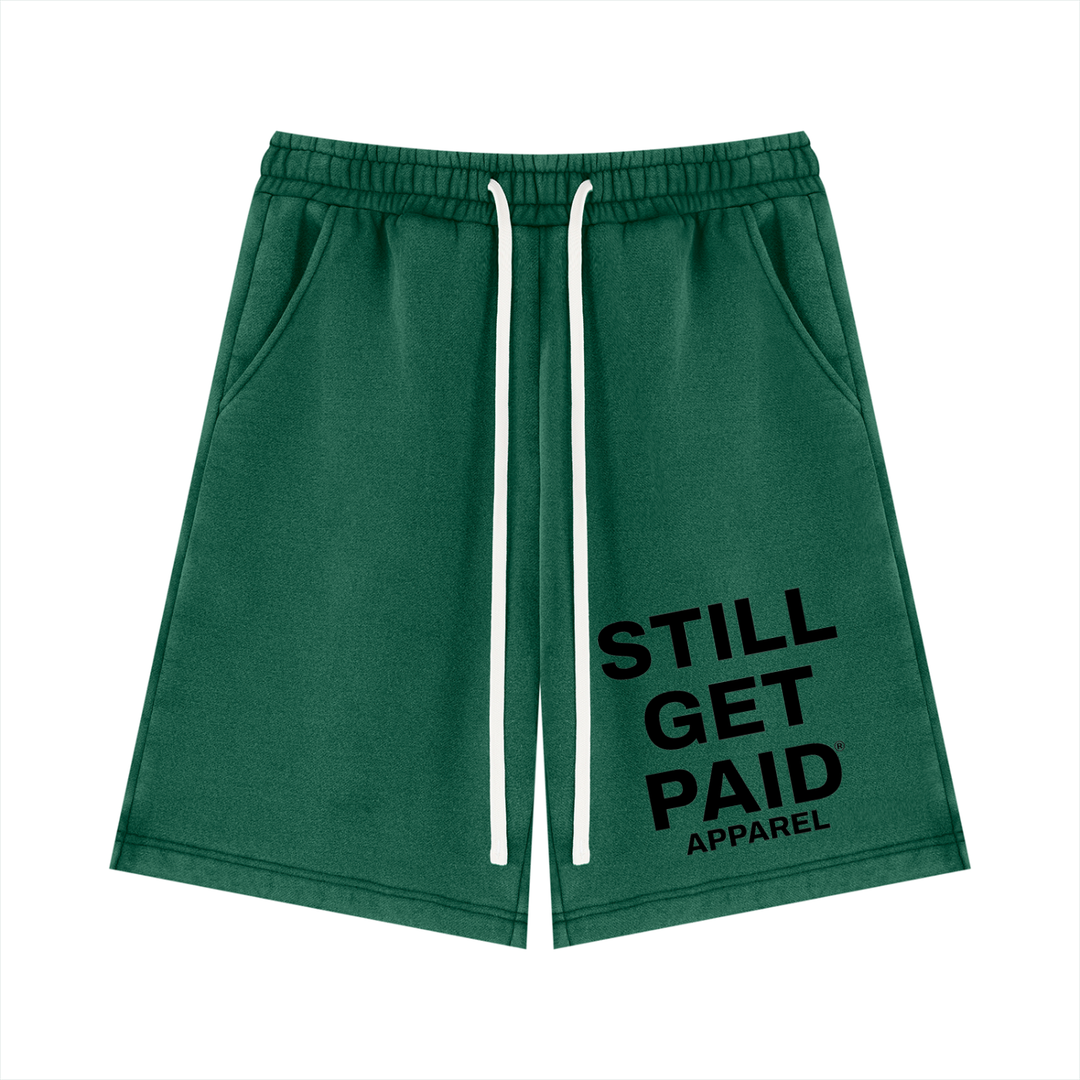 Unisex Vintage Wash Stacked Fleece Shorts