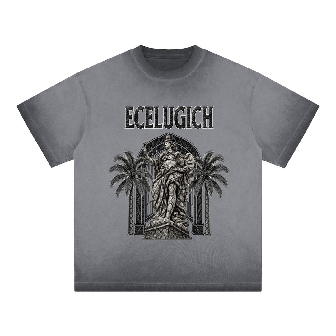 Reverse Dyed Loose Cotton T-Shirt