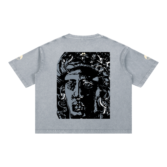 Mineral Wash Boxy Cotton T-Shirt