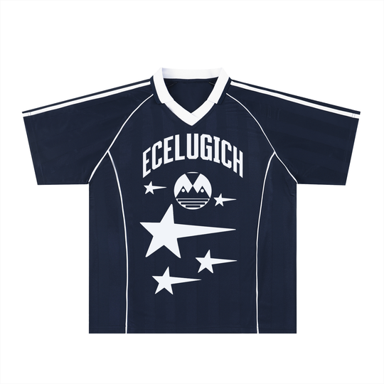 Shadow Stripe Collared Soccer Jersey