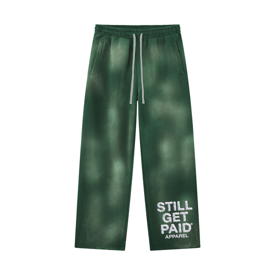 Cloud Stacked Sun-Fade Wide-Leg Sweatpants