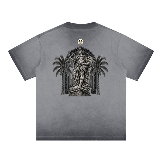 Reverse Dyed Loose Cotton T-Shirt