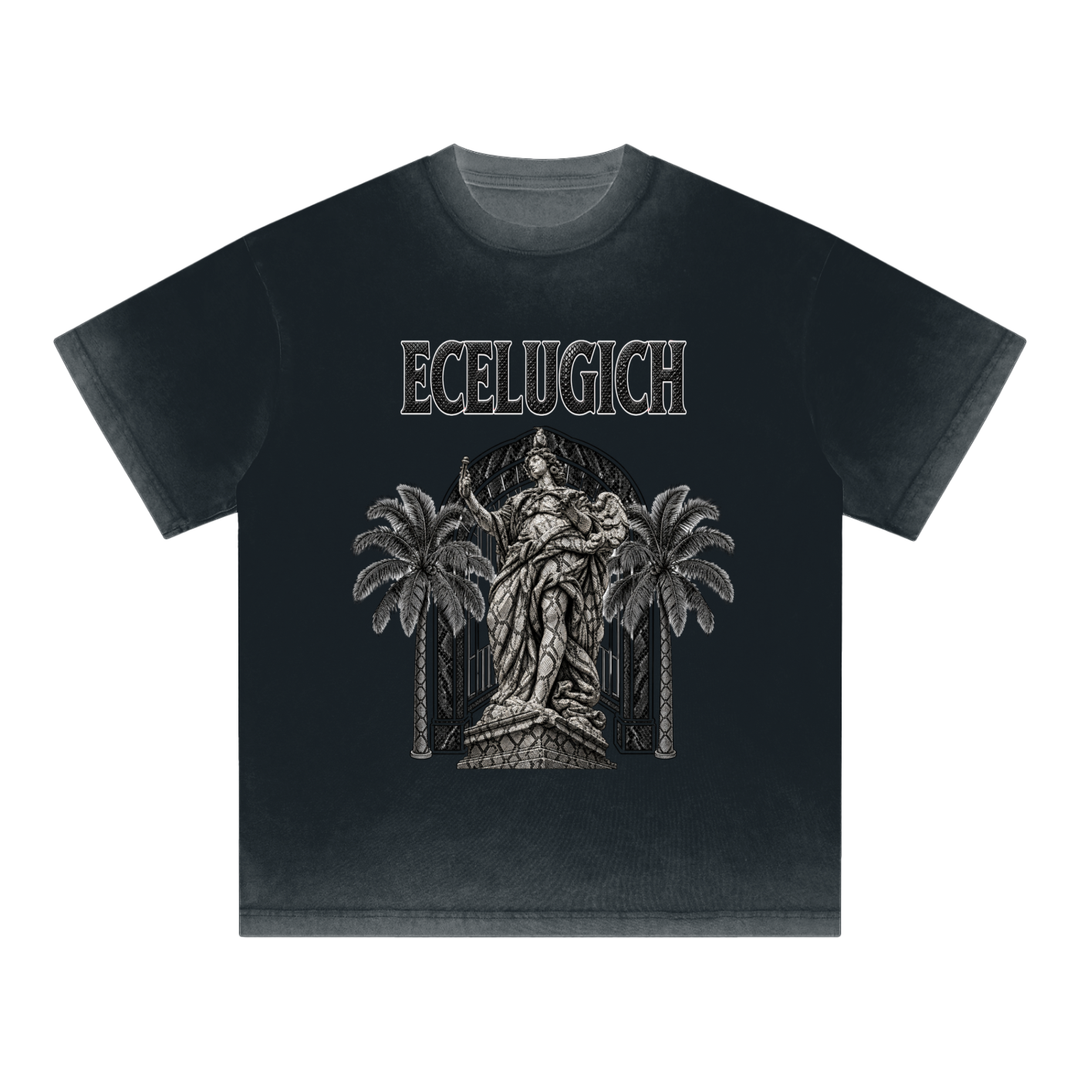 Reverse Dyed Loose Cotton T-Shirt