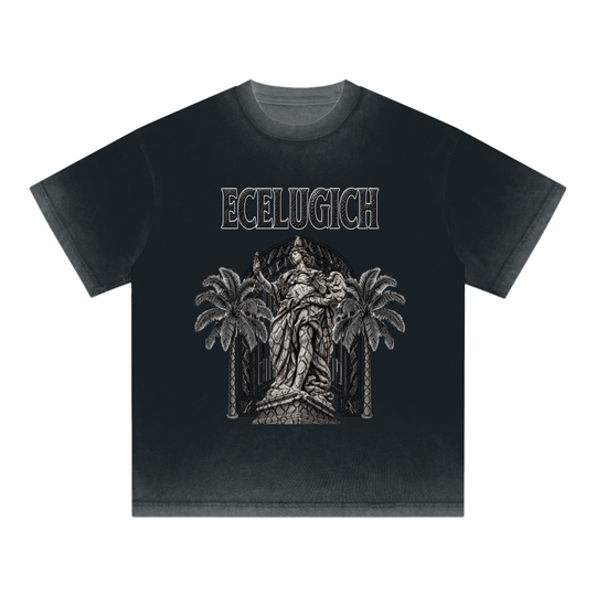Reverse Dyed Loose Cotton T-Shirt