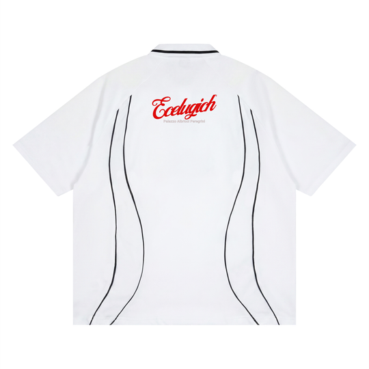 Unisex Raglan Palazzo Albricci Perebrini Piping Polo Shirt