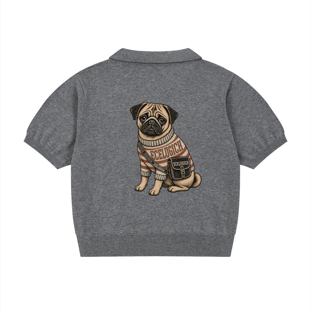 Women’s Knit Cotton Polo Shirt