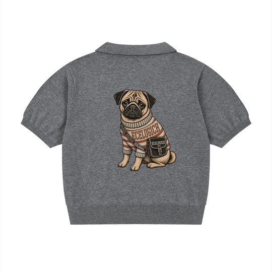 Women’s Knit Cotton Polo Shirt
