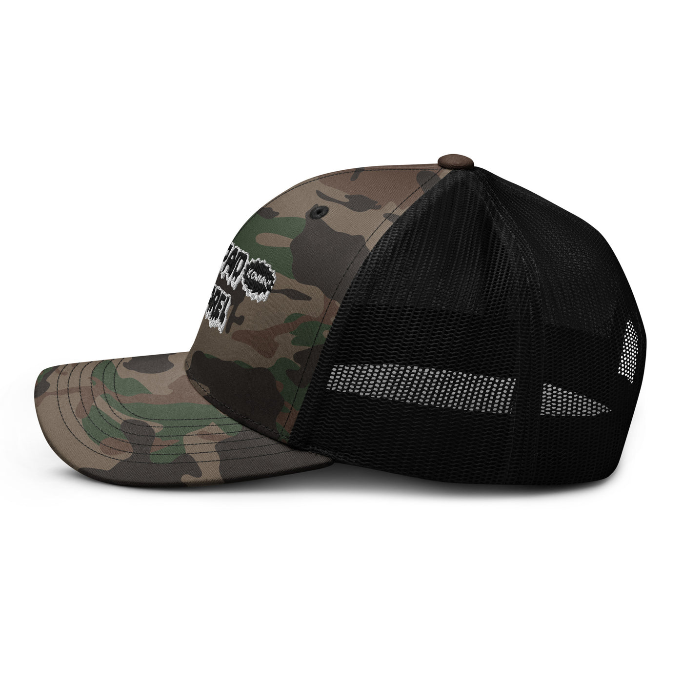 STILLGETPAID APPAREL Camouflage trucker hat