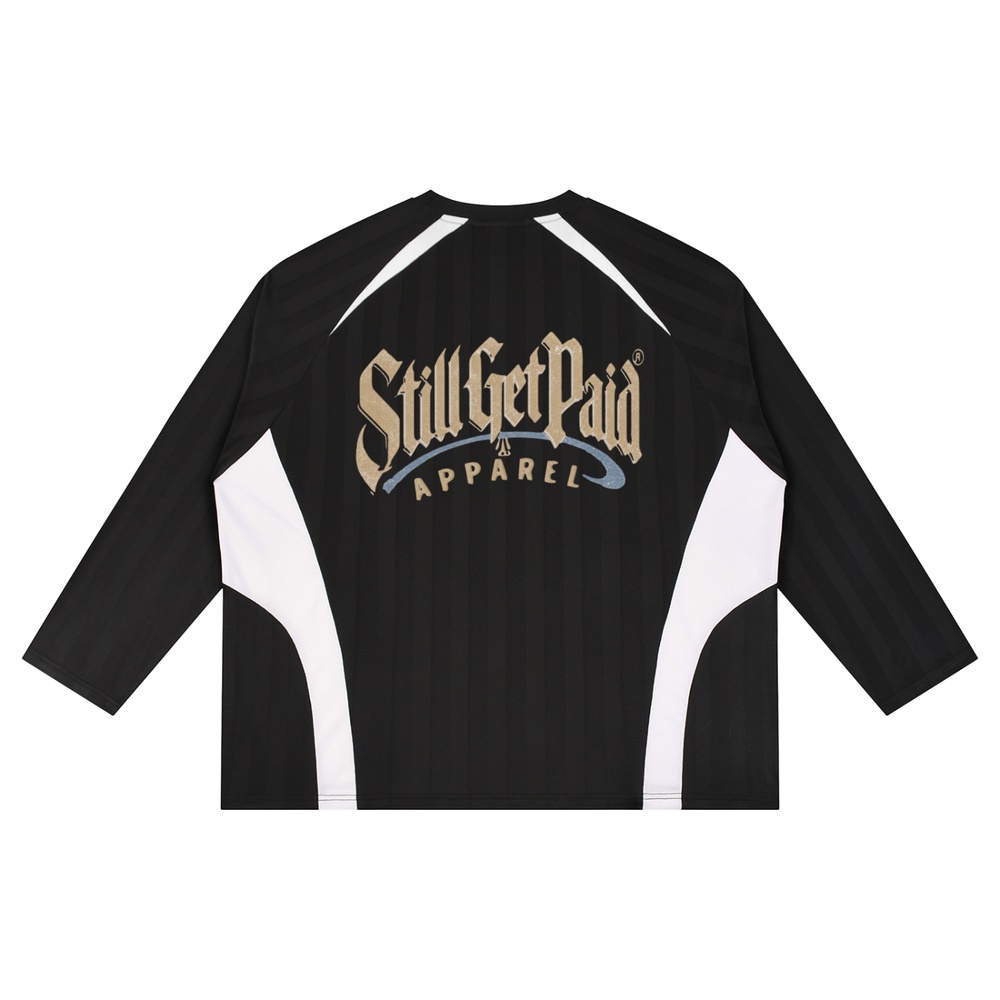Unisex Color Block Jacquard Soccer Jersey