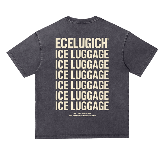 Snow Washed Heavyweight Oversize T-Shirt