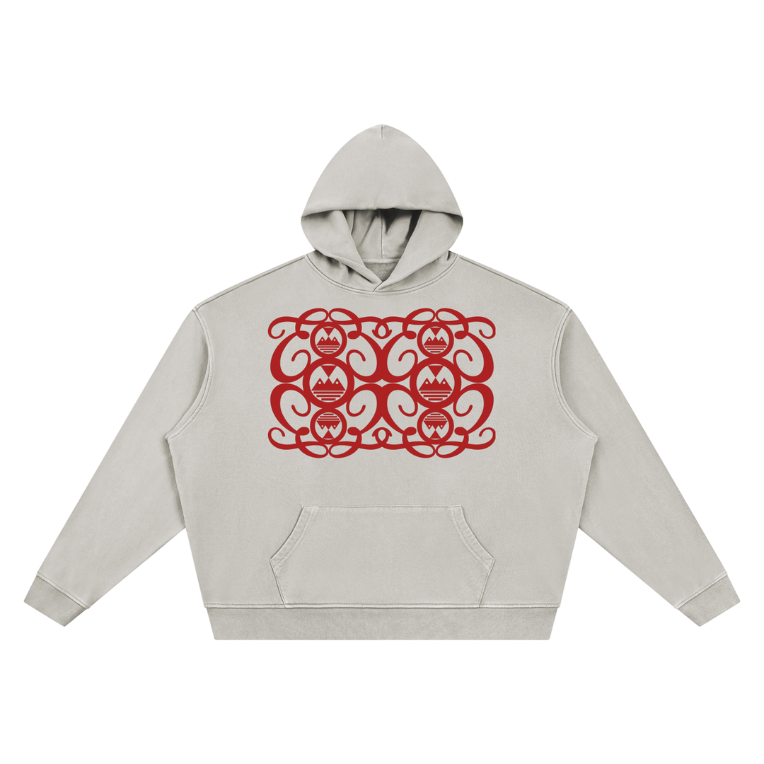 Unisex Vintage Wash Boxy Palazzo Albricci Perebrini Hoodie