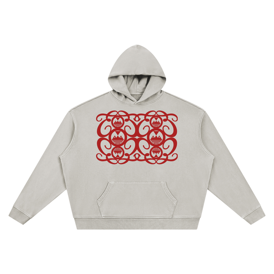 Unisex Vintage Wash Boxy Palazzo Albricci Perebrini Hoodie