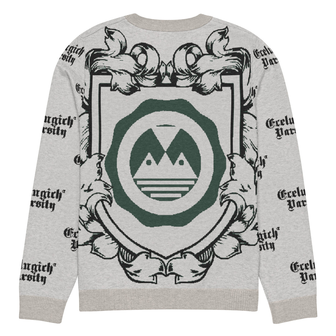 ECELUGICH® Knitted crew neck sweater