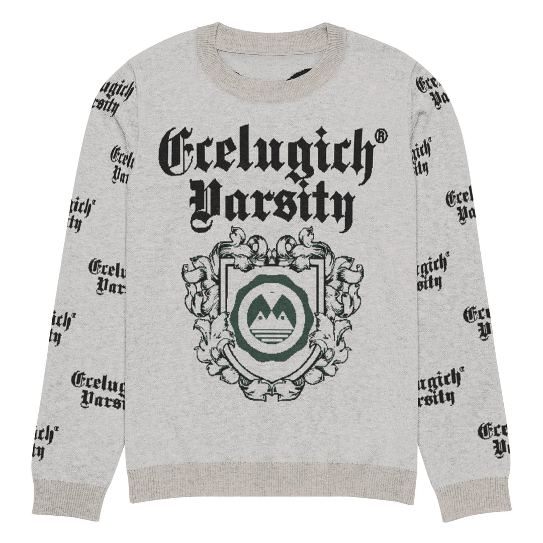 ECELUGICH® Knitted crew neck sweater