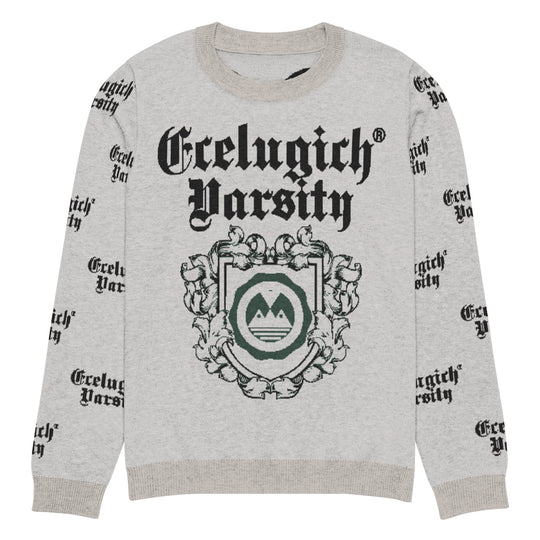 ECELUGICH® Knitted crew neck sweater