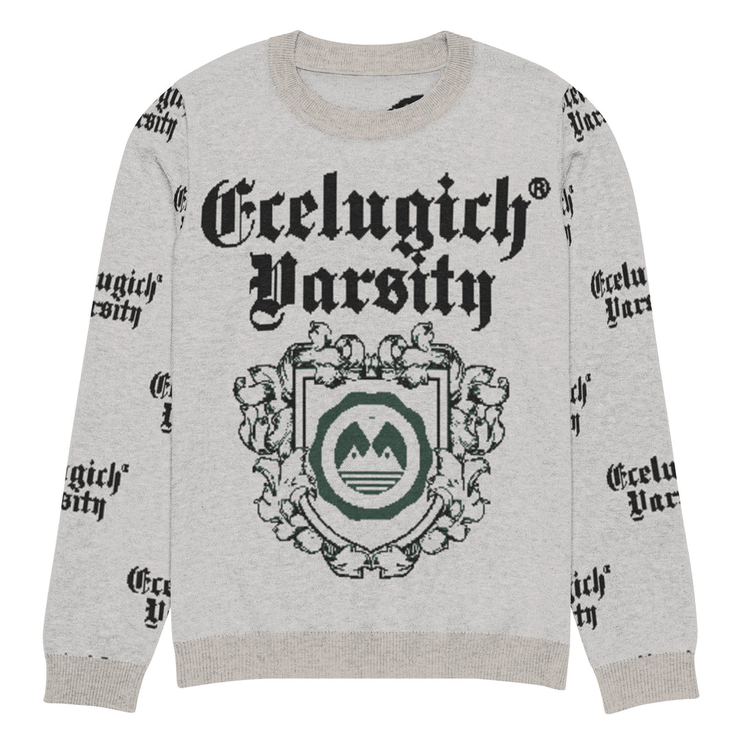 ECELUGICH® Knitted crew neck sweater