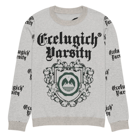 ECELUGICH® Knitted crew neck sweater