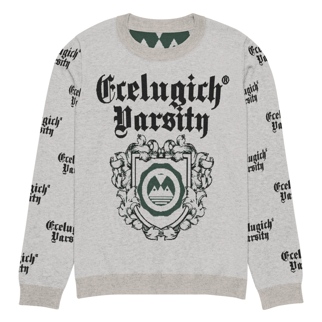 ECELUGICH® Knitted crew neck sweater
