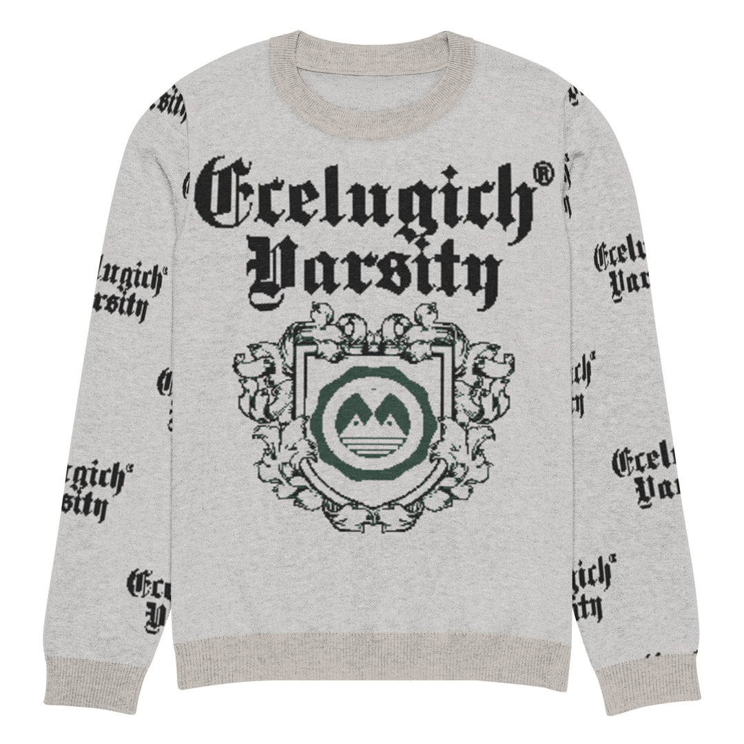 ECELUGICH® Knitted crew neck sweater